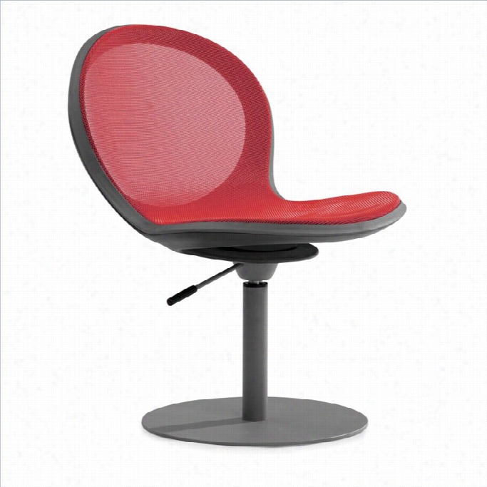 Ofm Net Swivel Base Office Chair Wit H Gaslift Pkg In Red