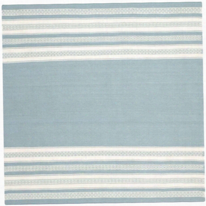 Safaavieh Dhurrie5 Turquoise Contemporary Rug - Square 6'