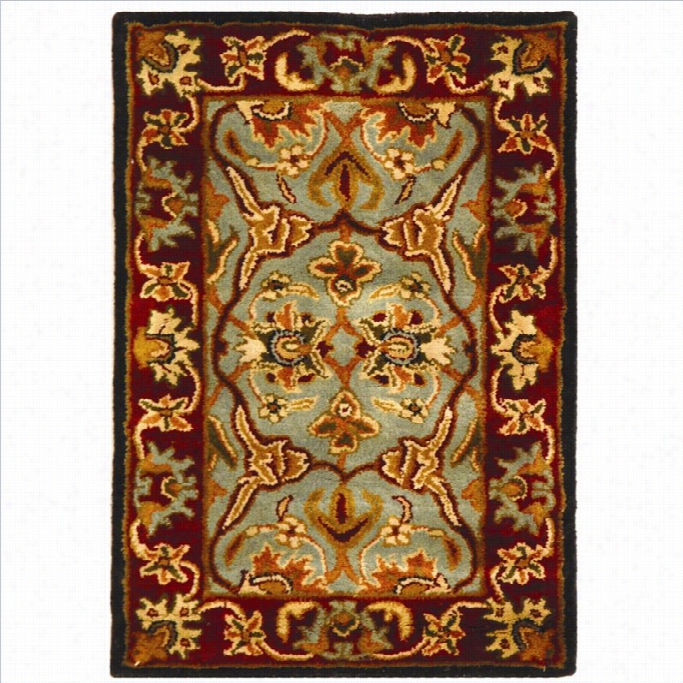 Safavieh Heritage Accent Rug In Light Blue / Red