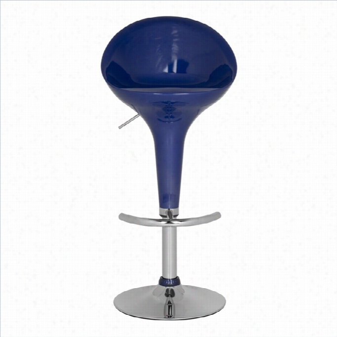 Safavieh Zorab 23.6-32.5 Bar Stool In Navy Blue