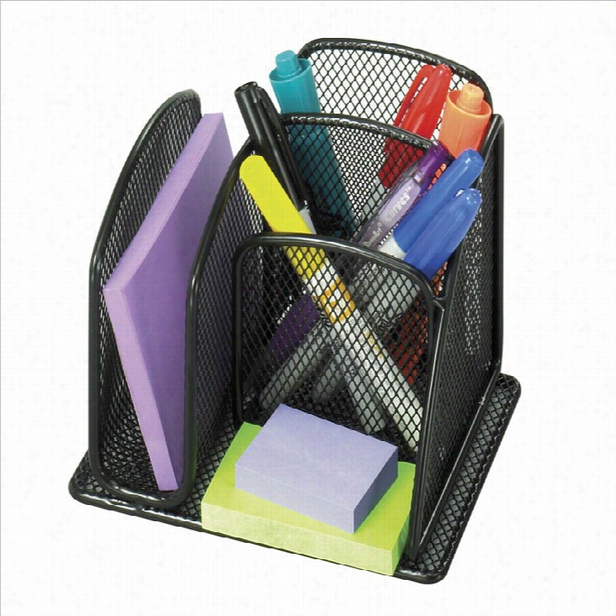 Safco Onyx Mini Organizer - Set Fo 6