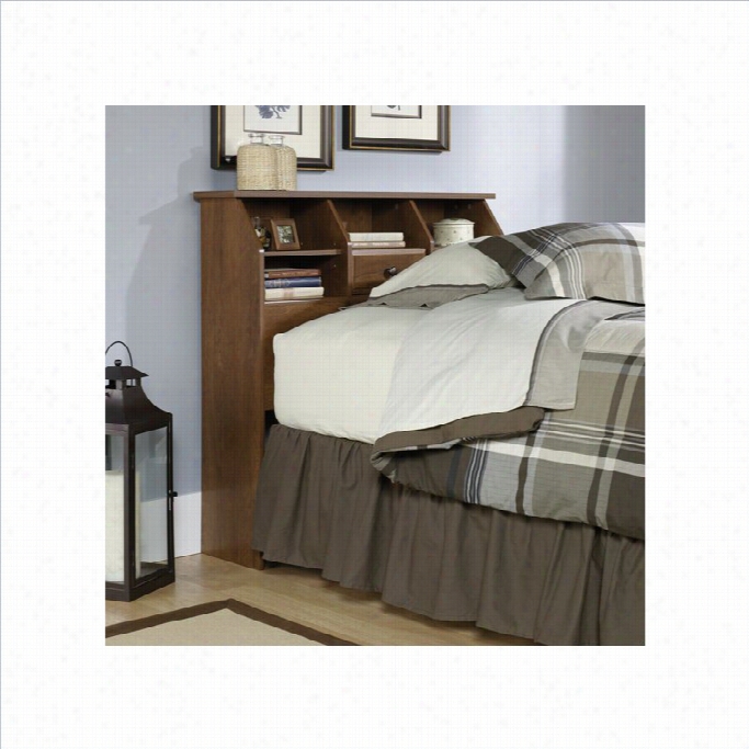 Sauder Shoal Creek  Win Bookcase Headboard In Oak