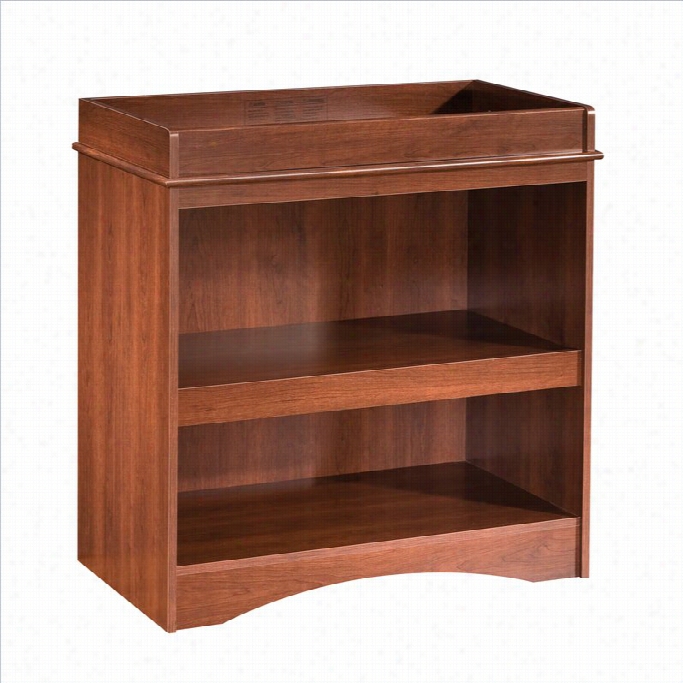 South Sshore Peek-a-boo Wood Chaging Table In Cherry