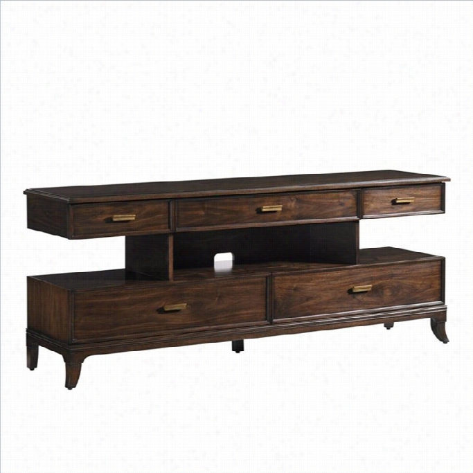 St Anley Furniture Crestaire Lade Ra Media Console In Porter