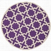 Safavieh Cambridge Purple Transitional Rug - Round 8'