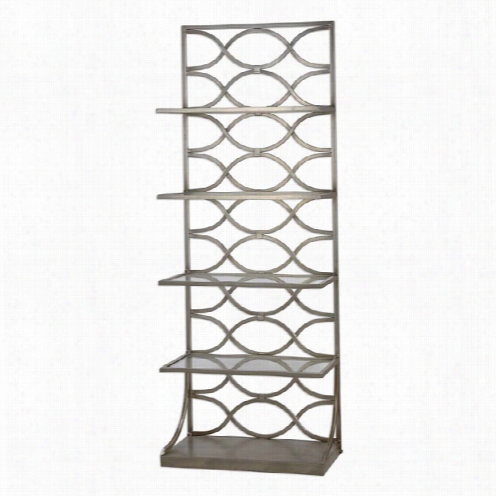 Uttermost Lashaya Silver Etagere