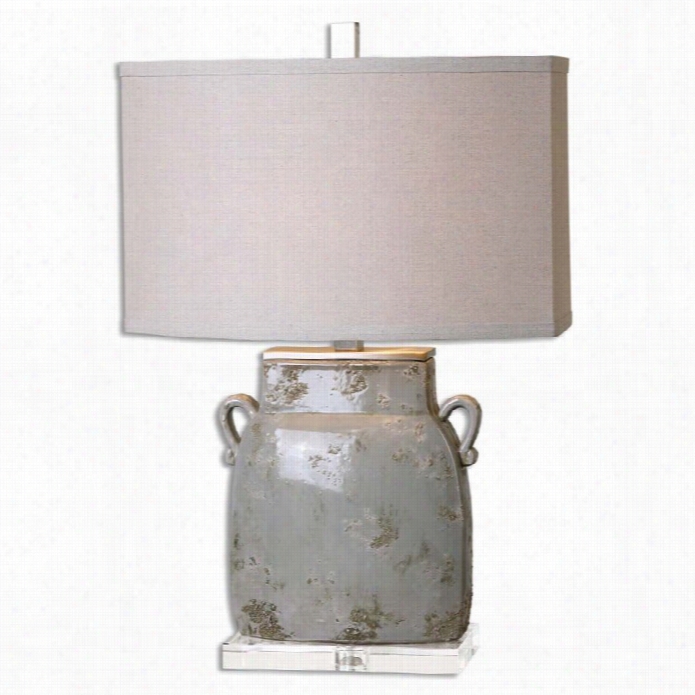 Uttermost Melizzano Ivory-gray T Abpe Lamp