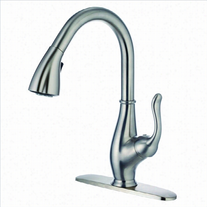 Yosemite 1-hanndle Kitchen Faucet In Brushed Nickel