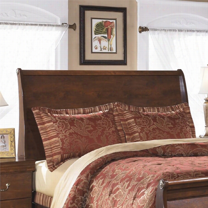 Ashley Wilmington Wwood Queen Sleigh Headboard In Brown