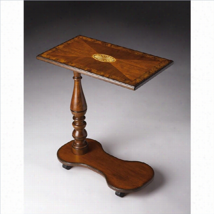 Butler Sp Eciialty Mobile Tray Table In Olive Ash Burl