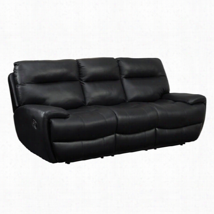 Coaster Sartell Leaher Motion Recining Sofa In Black