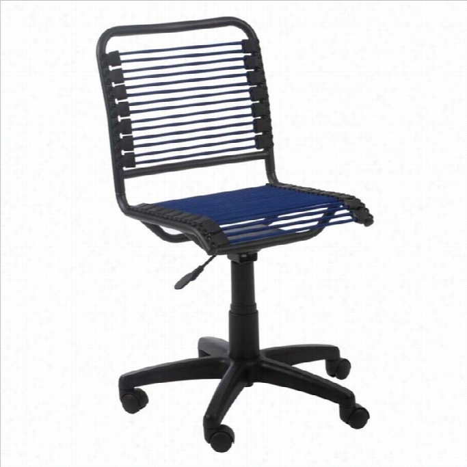 Euurostyle Bungie Low Back Office Chair In Blue/graphite Black