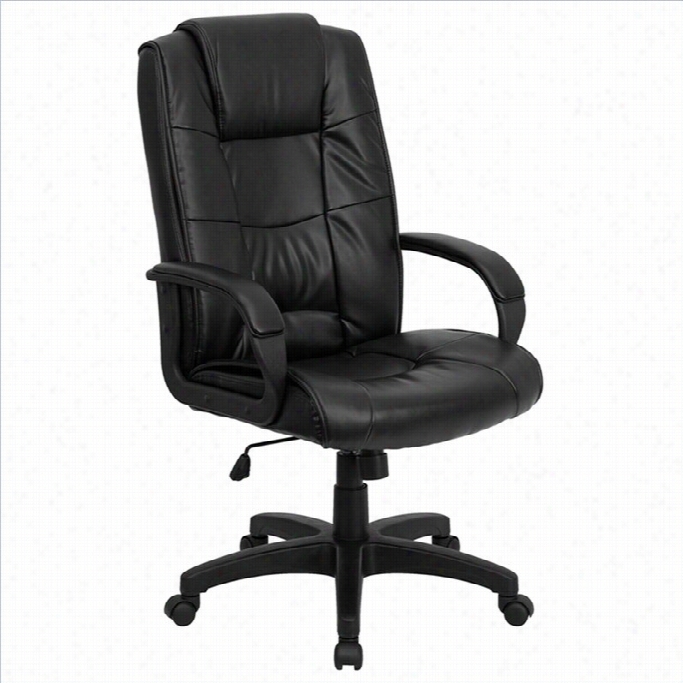 Flash Equipage Executtive Office Chair With High Back In Blck