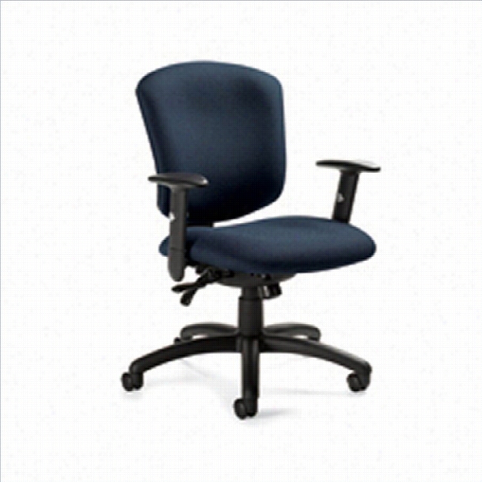 Glob Al Supra X Medium Back Multi Tilter Office Chair In Sapphire