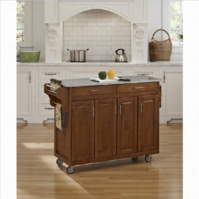 Home Styles Create-a-cart 49 Granite Top Kitchhen Caart In Cottae Oak