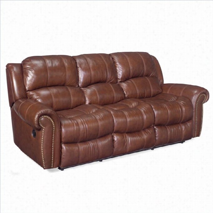 Hooier Furniture Seven Seas Leather Sofa Set In Cognac