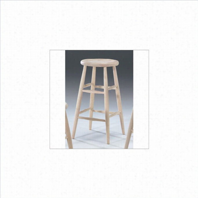 International Concepts 30 Cooped Seat Stool