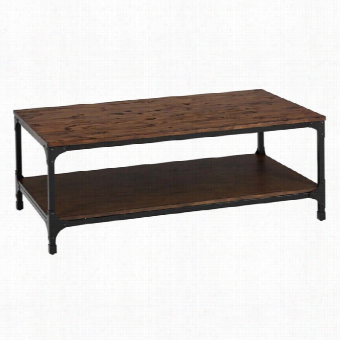 Jofran Urban Nature Wood Rectangle Coffee Table In Pine