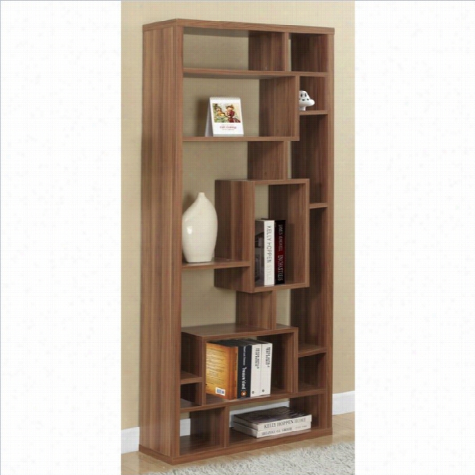 Autocrat 7 2hol Loww Core Bookcase Inwalnut