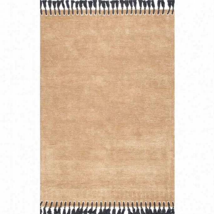 Nu Loom 5' X 8' Hand Tu Fted Moeller Rug In Gold