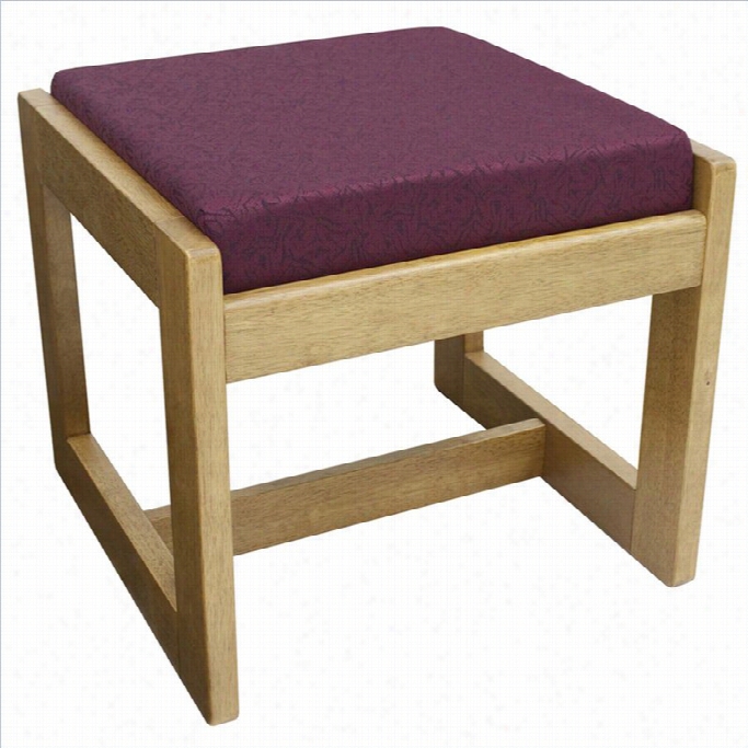 Regency Belcino Single Seat Judge's Seat  In Medium Oak And Burgundy