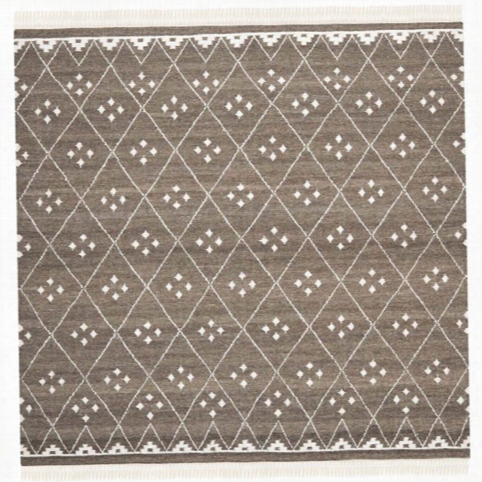 Safavieh Natural Kilim Square R Ug In Brown / Ivory