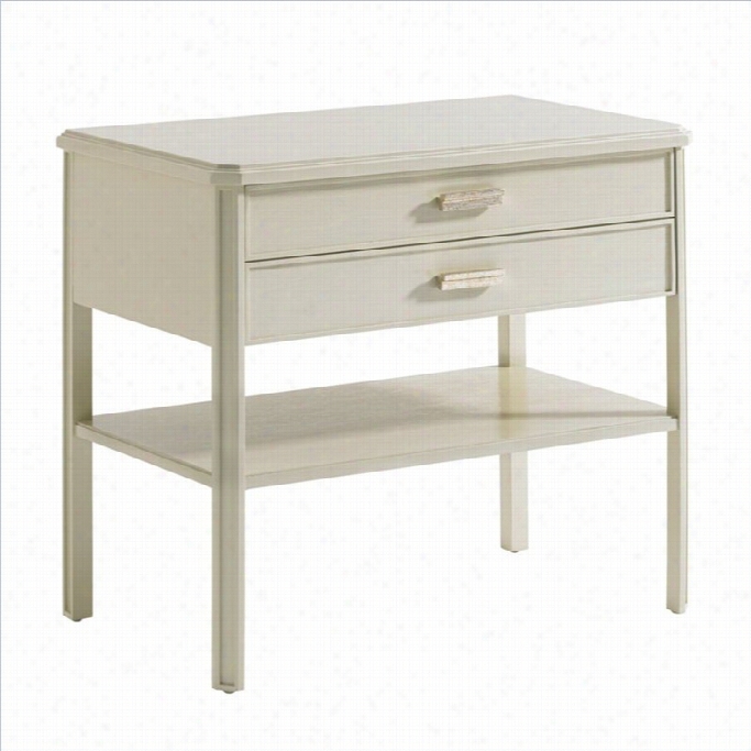 Sttanley Furniture Crestaire Soughrifge Bedside Table In Capiz
