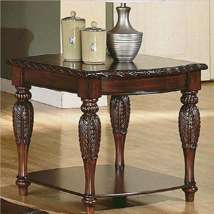 Steve Silver Company Antoinette Terminate Table In Cherry