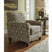 Ashley Breville Fabric Accent Chair in Burlap