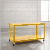 Studio RTA Soft Modern Multi-Cart in Yellow Saffron