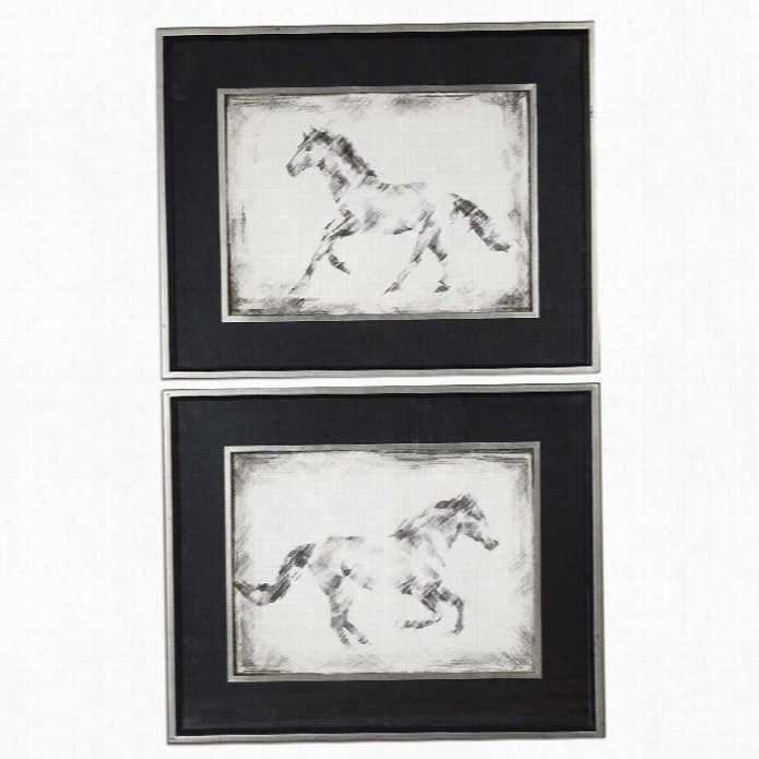 Uttermost Equin E S Tudy Prints (set Of 2)