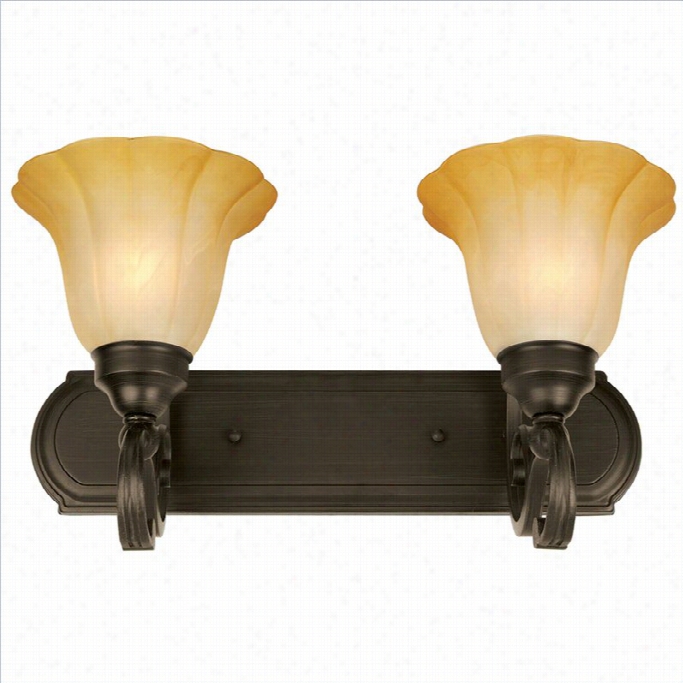 Yosemite Home Decor Florence 2l Igh Ts Vanity Lighting In Venetian Bronze Frame