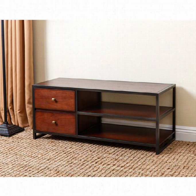 Abbyson Living 42 Tv Stand In Coffee Brown