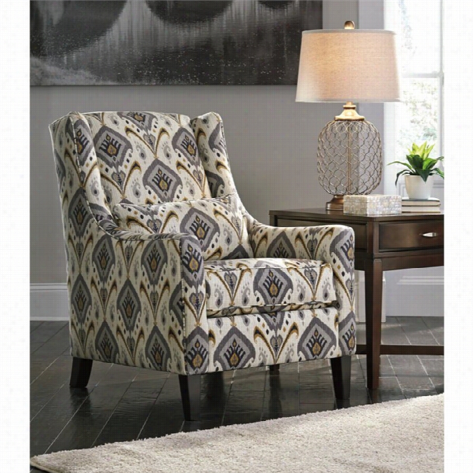 Ashley Barinteen Fabric Accent Chair In Graphits