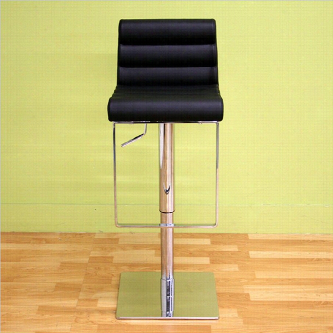 Baxton Studio Sandie Barstool In Black