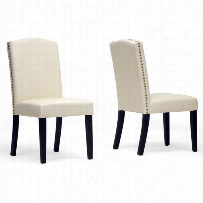 Baxton Studio Trullinge R Dinning Chair Iin Biege Set Of2 )