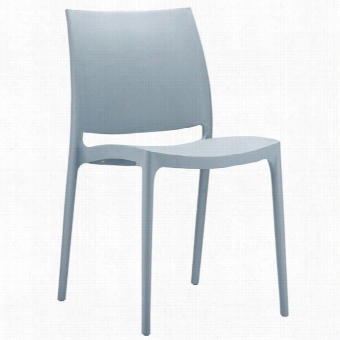 Compamia Maya Dining Chair In Silver