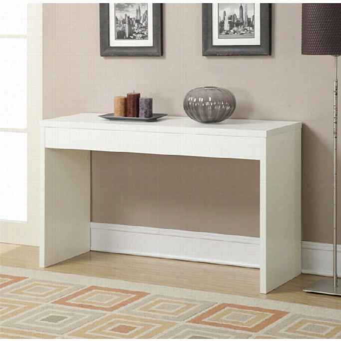 Convenience Concepts Northfield Wall Console In White