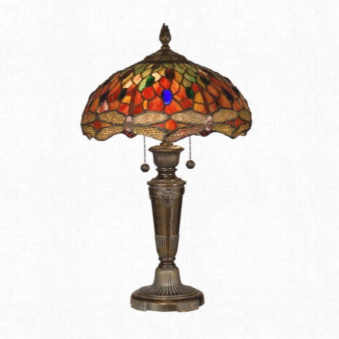 Dale Tiffany Pearce Dragonfly Table Lamp