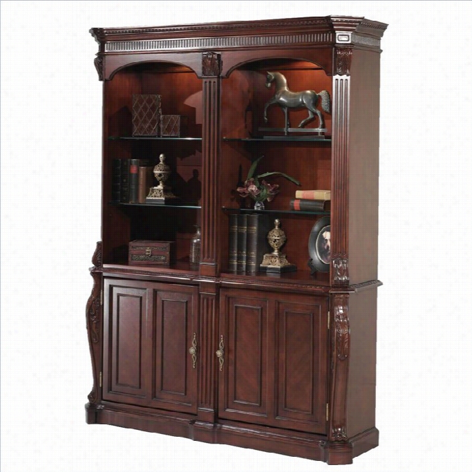 Dmi Balmoor Doube Bookcase With Cabinets