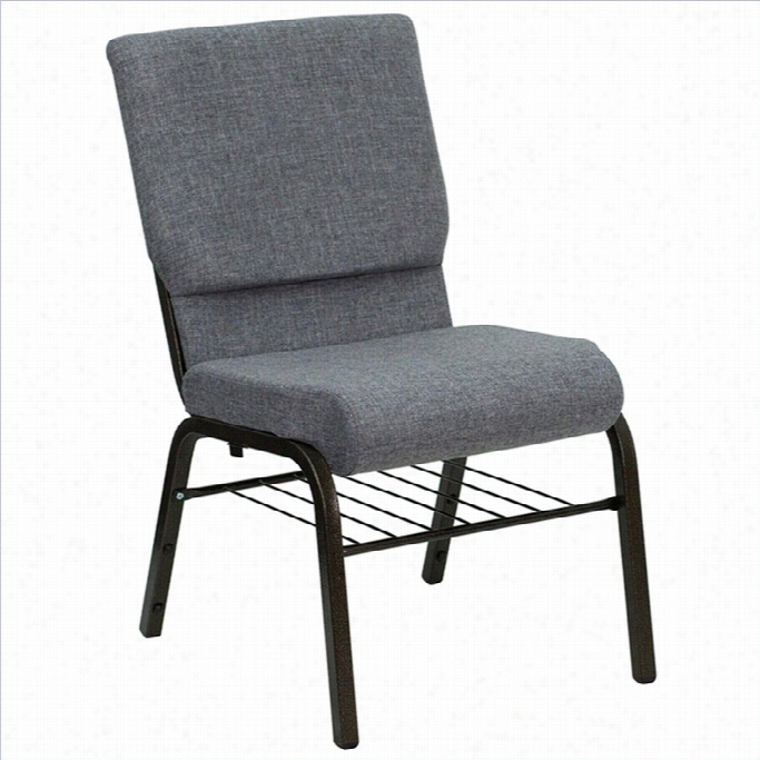 Flash Furniture Hercules Church Tacking Guest Chair In Gray