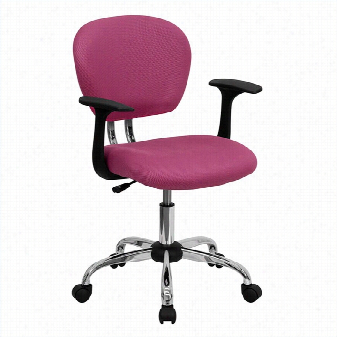 Flaash Furniture Mid-back Mesh Task Office Chair With Weapons Inpik