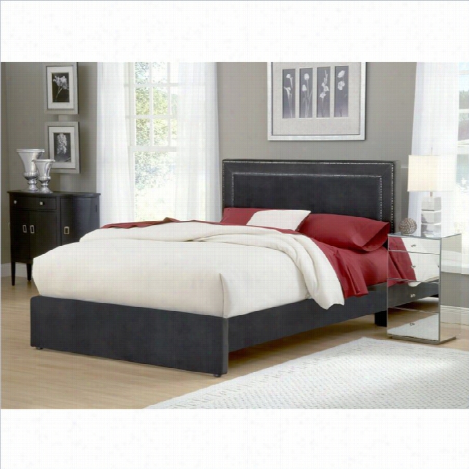 Hillsdale Amber Bed In Pewter-queen