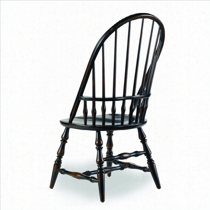 Hooker Furniture Sanctuary Windsor Dining Chair In Ebony