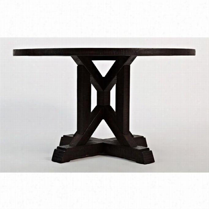 Jofran Pacific Heights Round End Table In Chestnut