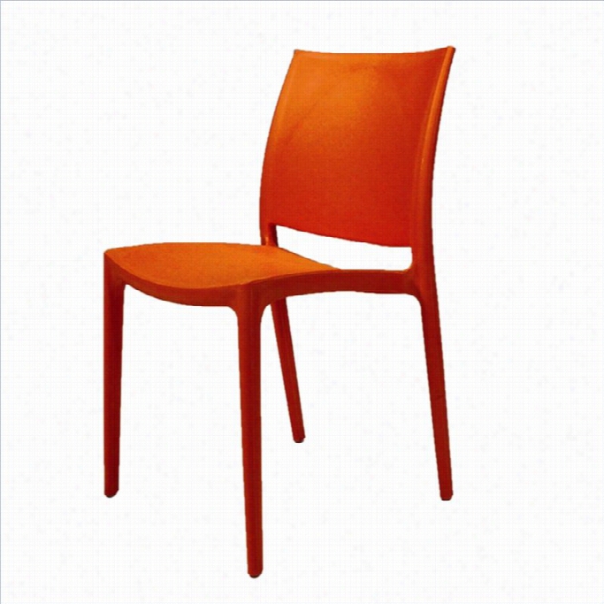 Mobital Vata Dining Chair In Orange