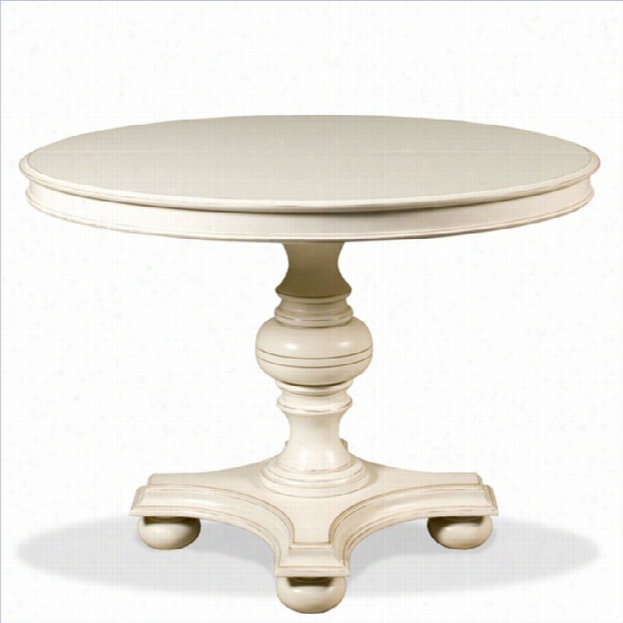 Riverside Equipage Placd Cove Oval White Dining Table