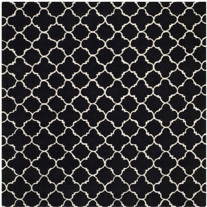 Safavieh Chatham Black Contemporary Rug - Square 7'