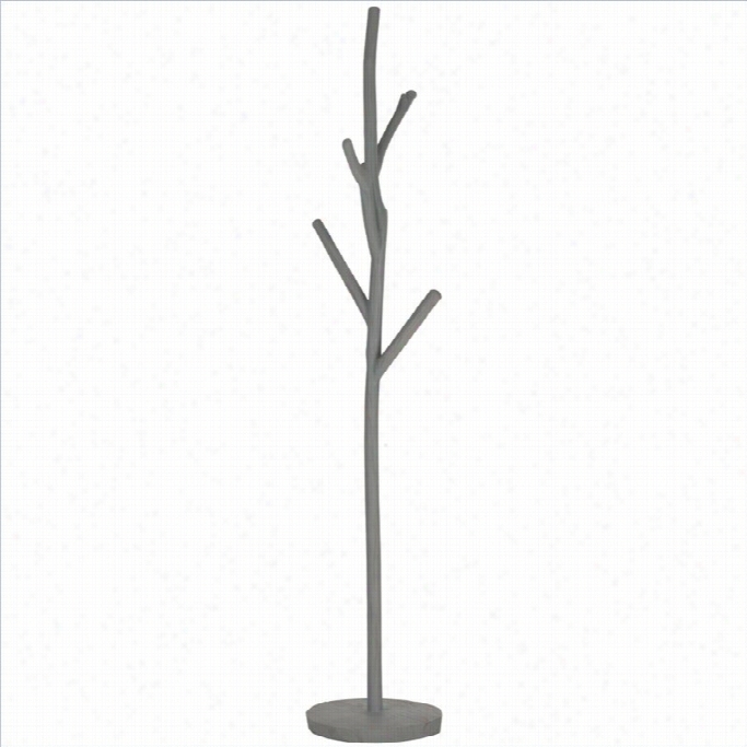 Safavieh Mulbay Bayur Wood Coat Hanger In Pearl Blue Grey