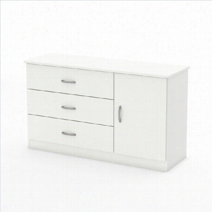 South Shore Libra Drresser In Pure White